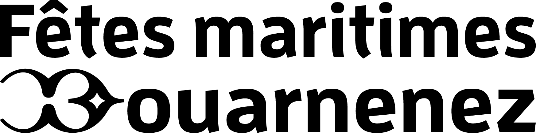 Logo noir - Fêtes maritimes de Douarnenez